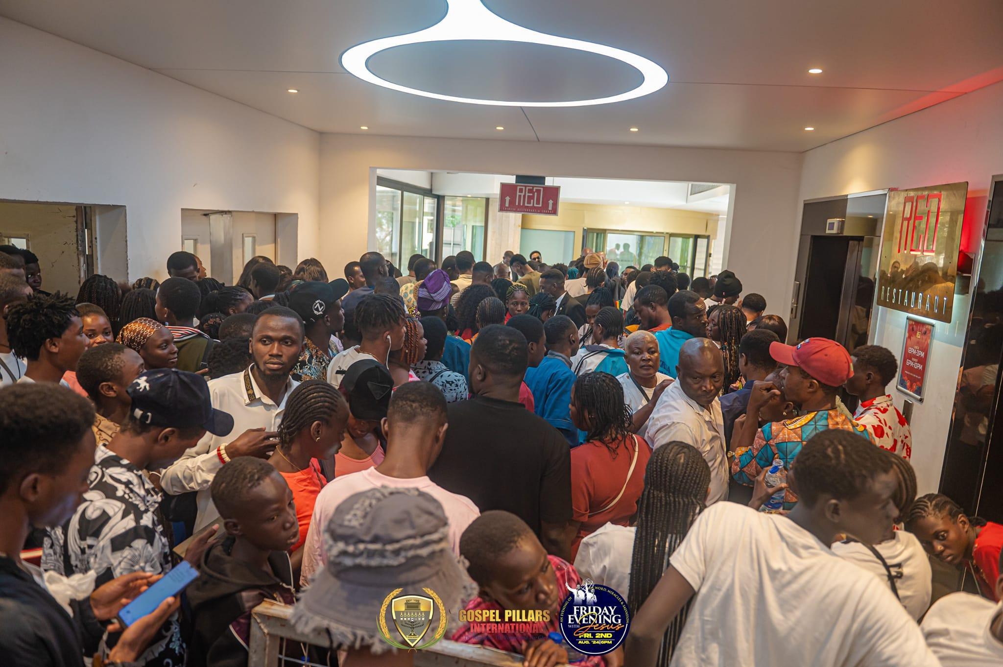 Crowd gathered at An Evening With Jesus, Eko Hotel